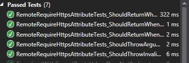 Figure: Passing Unit Tests